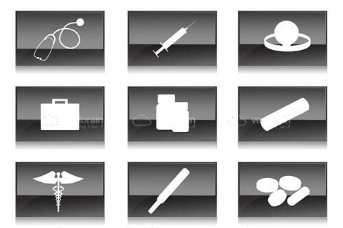 Medical Inspired Icon 9 Pack